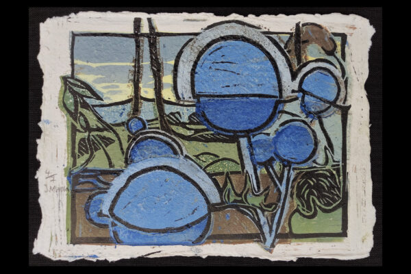 Globe Thistle Print Scaled